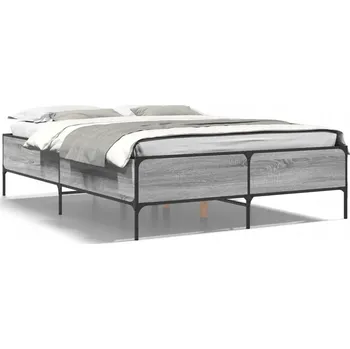 Postel Rám postele šedý dub sonoma 203 x 123 x 44 cm, pro matrace 120 x 200 cm