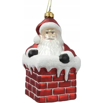 Vánoční dekorace Vánoční Baňky tvarovky Mikuláš 11,8 cm 1 ks