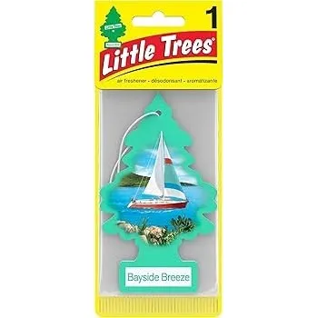 Osvěžovač vzduchu OSVĚŽOVAČ VZDUCHU LITTLE TREES BAYSIDE BREEZE Z USA