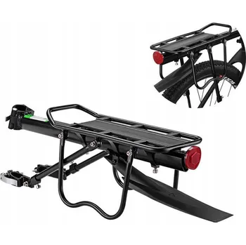 nosiče na kolo Zadní nosič na kolo Rockbros s blatníkem, odrazkou a nastavitelnou výškou