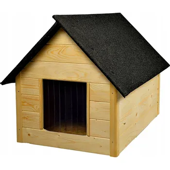 Bouda pro psa Zateplená psí bouda, vnější rozměry: délka 101 cm x šířka 69 cm x výška 70 cm