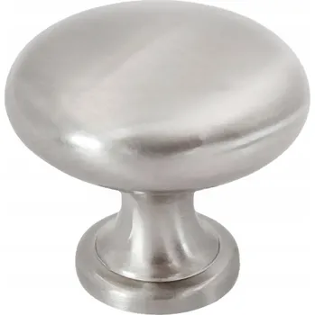 Nábytková úchytka knopka ocelová CHROM KNOFLÍK NA NÁBYTEK SKŘÍNĚ ZÁSUVKY