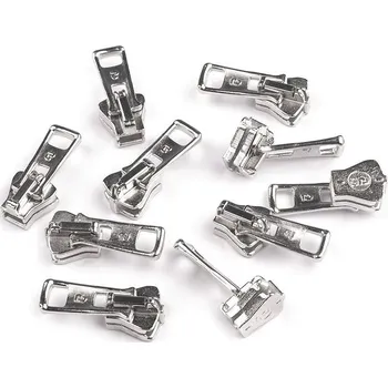 Zip Jezdec ke kostěným zipům No 5 ALFA, malé, 11 nikl