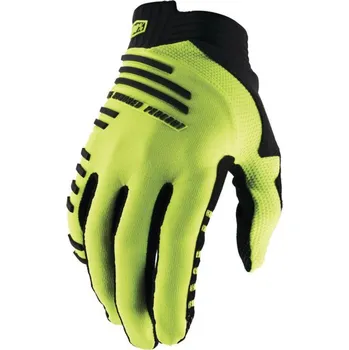 Cyklistické rukavice Rukavice cyklistické pánské 100% R-CORE Gloves Fluo Yellow - L