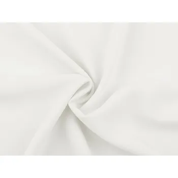 Šatovka s keprovou vazbou METRÁŽ - 1 Off White