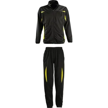 SOL'S Sportovní souprava Camp Nou - Černá / žlutá / černá | XL