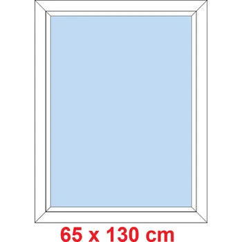 Okno Soft Plastové okno 65x130 cm, FIX neotevíravé
