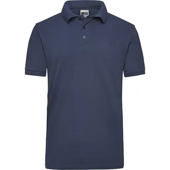 Pánské tričko James&Nicholson Pánská polokošile JN801 Navy 6XL