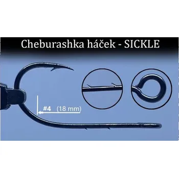 Rybářský háček Jigovky Háček Cheburashka Sickle 10ks - 2/0