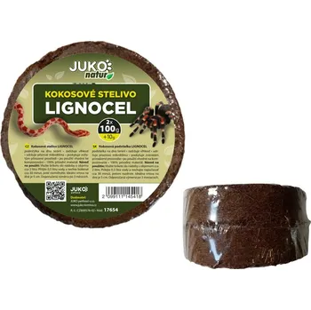 Podestýlka pro terarijní zvíře Lignocel puk JUKO 2 x 100 g