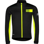 bunda FORCE FROST softshell pánská, černo-fluo - M