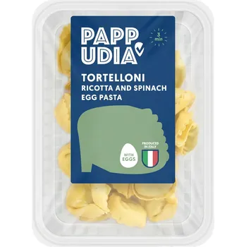 Pappudia Tortelloni s náplní ricotta a špenát