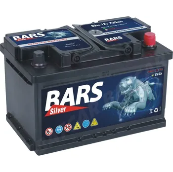 Autobaterie Akumulátor Bars Silver 12V 80Ah 730A (EN) P+