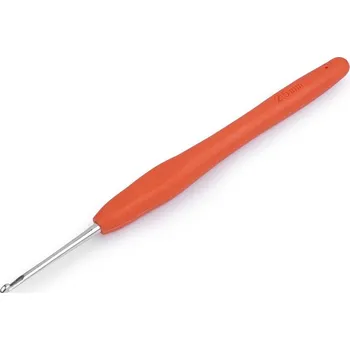 Jehla na filcování Háček na háčkování se silikonovou rukojetí vel. 2-6 - 2 (2,5 mm) náhodná barva