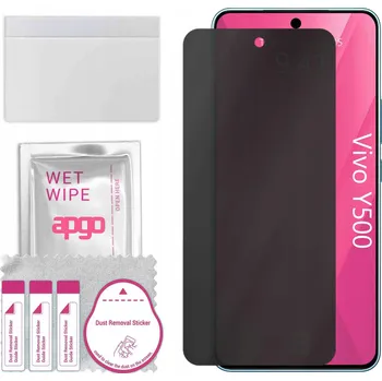 Pouzdro na mobilní telefon Sklo s filtrem soukromí pro Vivo Y500, PRIVACY