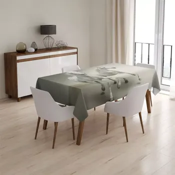 ubrus Sablio Ubrus Dva bílí koně - 90x90 cm