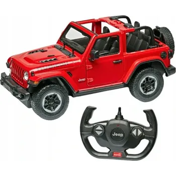 RC model auta Auto R/C Jeep Wrangler Rubicon Červený 1:14 Rastar