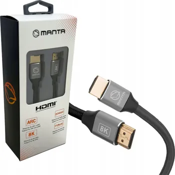 Video kabel KABEL HDMI-HDMI 2.1 8K 2 METRY HIGH SPEED HDR ARC 3D 120HZ MANTA