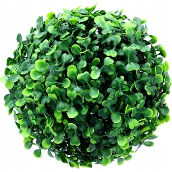 umělá květina Koule Zimostrázová Umělý Zimostráz 17 cm zelená