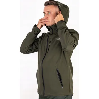 SPORTPROS SOFTSHELL bunda pánská nepromokavá voděodolnost 10 000 mm XS