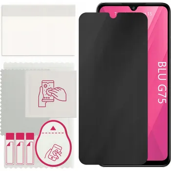 Pouzdro na mobilní telefon Sklo s filtrem soukromí pro BLU G75, PRIVACY