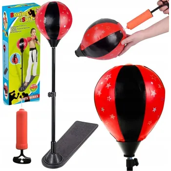 Box Boxerská Sada Boxovací Pytel Stojan Pumpa Nastavitelná Výška