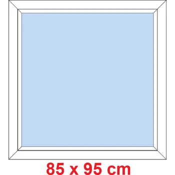 Okno Soft Plastové okno 85x95 cm, FIX neotevíravé