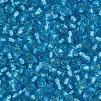 Korálek PRECIOSA ORNELA Rokajlové korálky - PRECIOSA rokajl 10/0 stříbrný průtah (67010) č. 92