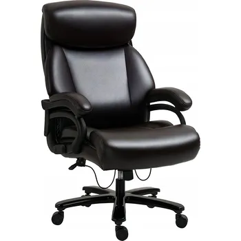 Otočná kancelářská židle Vinsetto hnědá