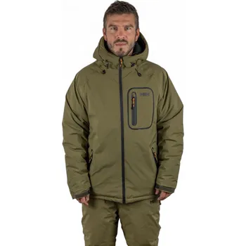 Pánská softshellová bunda Mikbaits funkční oblečení - Zateplená bunda Thermo exclusive zelená 4XL VELIKOST: 3XL