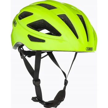 Cyklistická přilba Cyklistická helma ABUS Macator, signální žlutá, 51-55 cm (S)