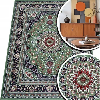 Koberec KOBEREC 100x300 VENEZIA ZELENÝ KOBERCE DO OBÝVÁKU KOBEREC DO LOŽNICE BELGICKÝ