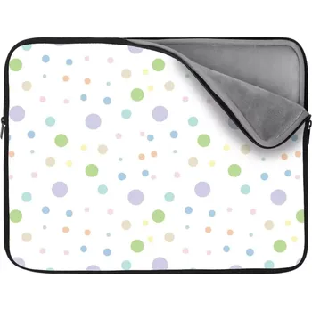 pouzdro na notebook Sablio Obal na notebook Barevné puntíky - 17"