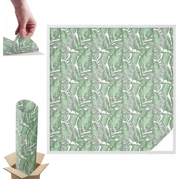 Obraz Mléčná Fólie na skleněné dveře a okna Zelená harmonie 100 x 100 cm