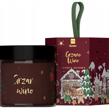 Svíčka Sójová vonná svíčka Svařené víno Hiskin 1 ks