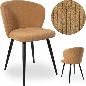 Křeslo Židle eHokery látka hnědá 1 ks