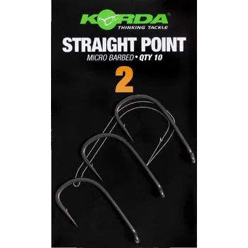 Rybářský háček Korda Háčky Straight Point Barbed 10 ks vel. 2