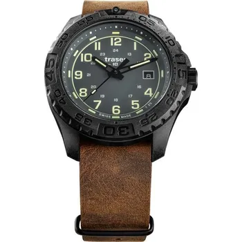 Hodinky Traser P96 Outdoor Pioneer Evolution Grey kůže + 5 let záruka a dárek ZDARMA