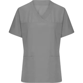 Dámská halenka James & Nicholson (Daiber) Dámská strečová zdravotnická halena JN3103 - Středně šedá | XL