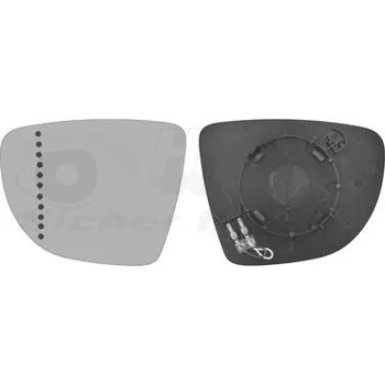 Autosklo Sklo do zrcátka, vnější zrcátko VAN WEZEL 4373837