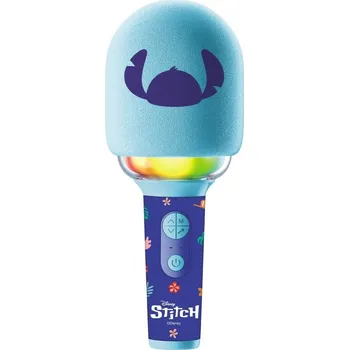 Hudební nástroj pro děti Hudební hračka Stitch Bluetooth/Bezdrátový Karaoke Mikrofon se zvukem a světelnými efekty
