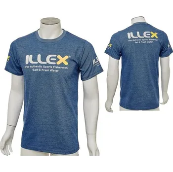 Rybářské oblečení Illex Tričko Short Sleeved Navy Blue - M
