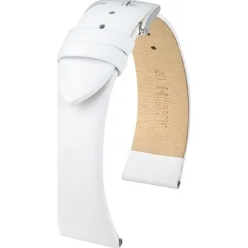 Řemínek na hodinky Řemínek Hirsch Toronto - bílý - 12 mm - M – Střední délka - 10 mm - Zlatá + 5 let záruka a dárek ZDARMA