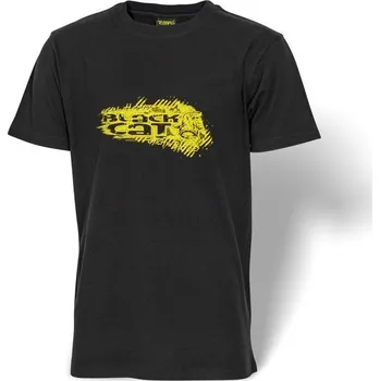 Rybářské oblečení Black Cat Triko Black Shirt černá - XXXL