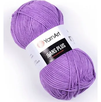 Galanterie JEANS GINA Pletací příze Plus 100 g - 72 fialková