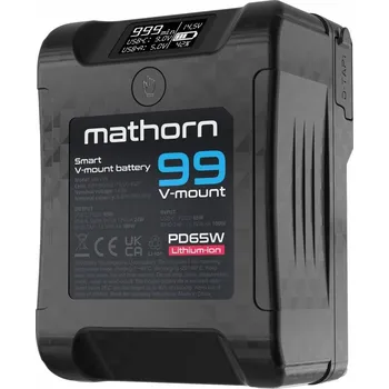 Mathorn MB-V99 Chytrá OLED V-mount baterie 99Wh PD 65W