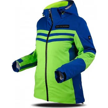 Dámská lyžařská bunda TRIMM ILUSION signal green/jeans blue - XXL