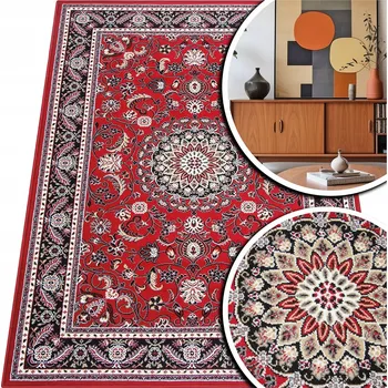 Koberec KOBEREC TRADIČNÍ VINTAGE ČERVENÝ KOBEREC VENEZIA KOBERCE DO OBÝVÁKU 100x300