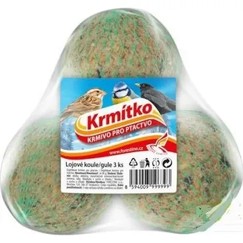 Krmivo pro ptáka Koule lojosemenná 90 g 3 ks