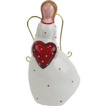 Vánoční dekorace Dekorace anděl X5380 - 9,4 × 6 × 16,5 cm